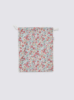 Talega Pequeña Flores Nina Burdeos