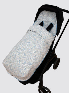 Funda con Saco Silla Dragonfly Flores Nina Azul