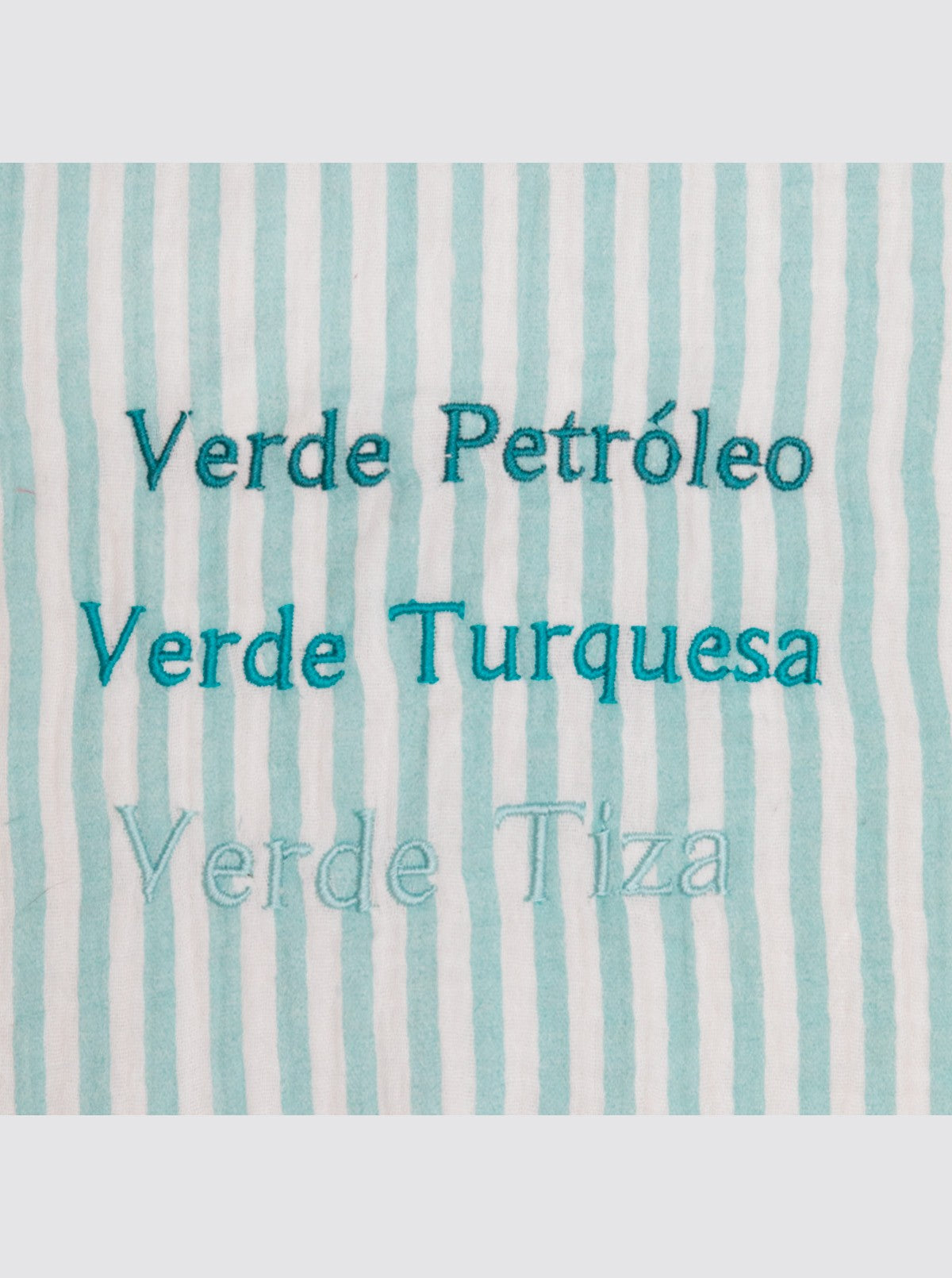 Saco Burbuja Bambula Rayas Verdes