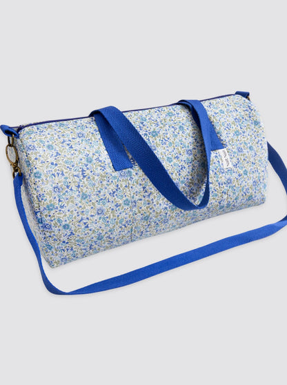 Sac de sport Bibi à fleurs bleues