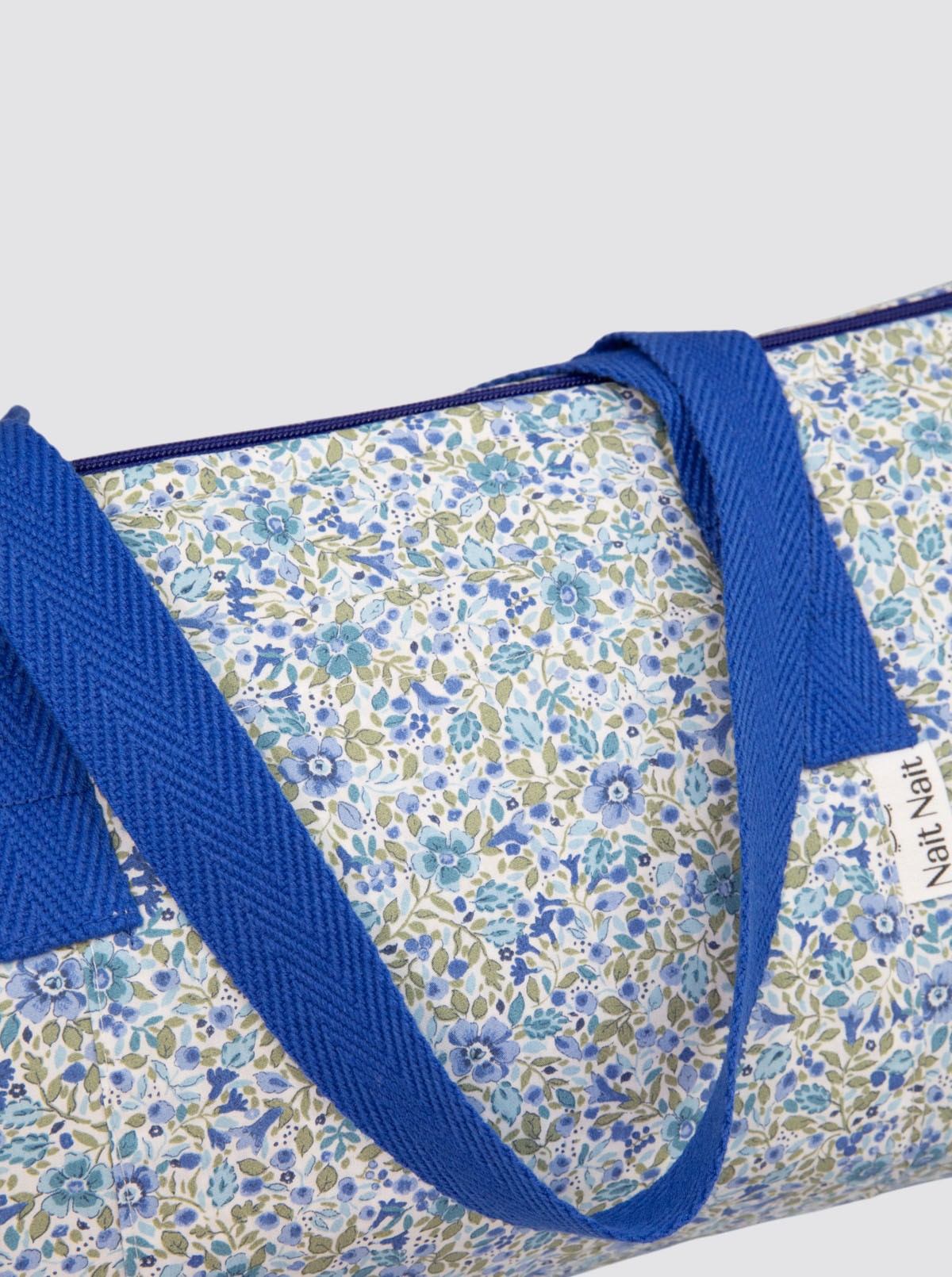Sac de sport Bibi à fleurs bleues
