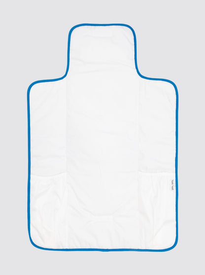 Matelas à langer avec poches Flor Bibi bleu