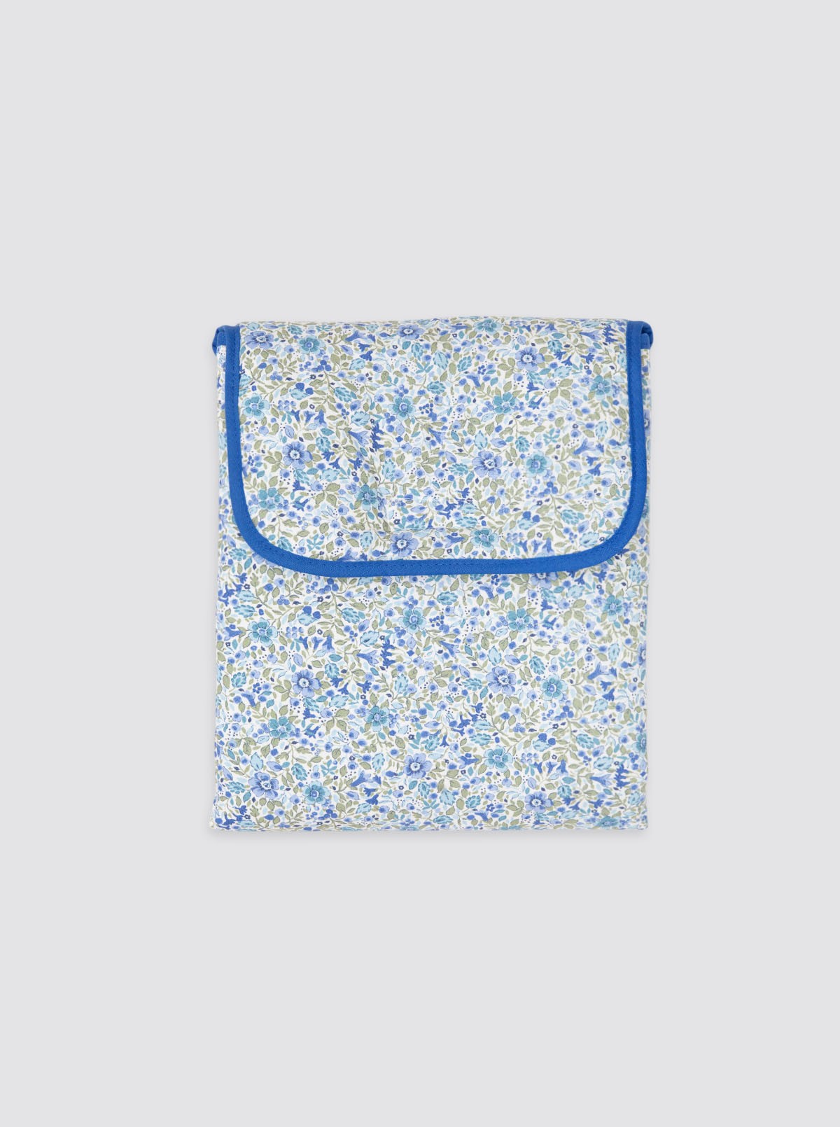 Cambiador con Bolsillos Flor Bibi Azul
