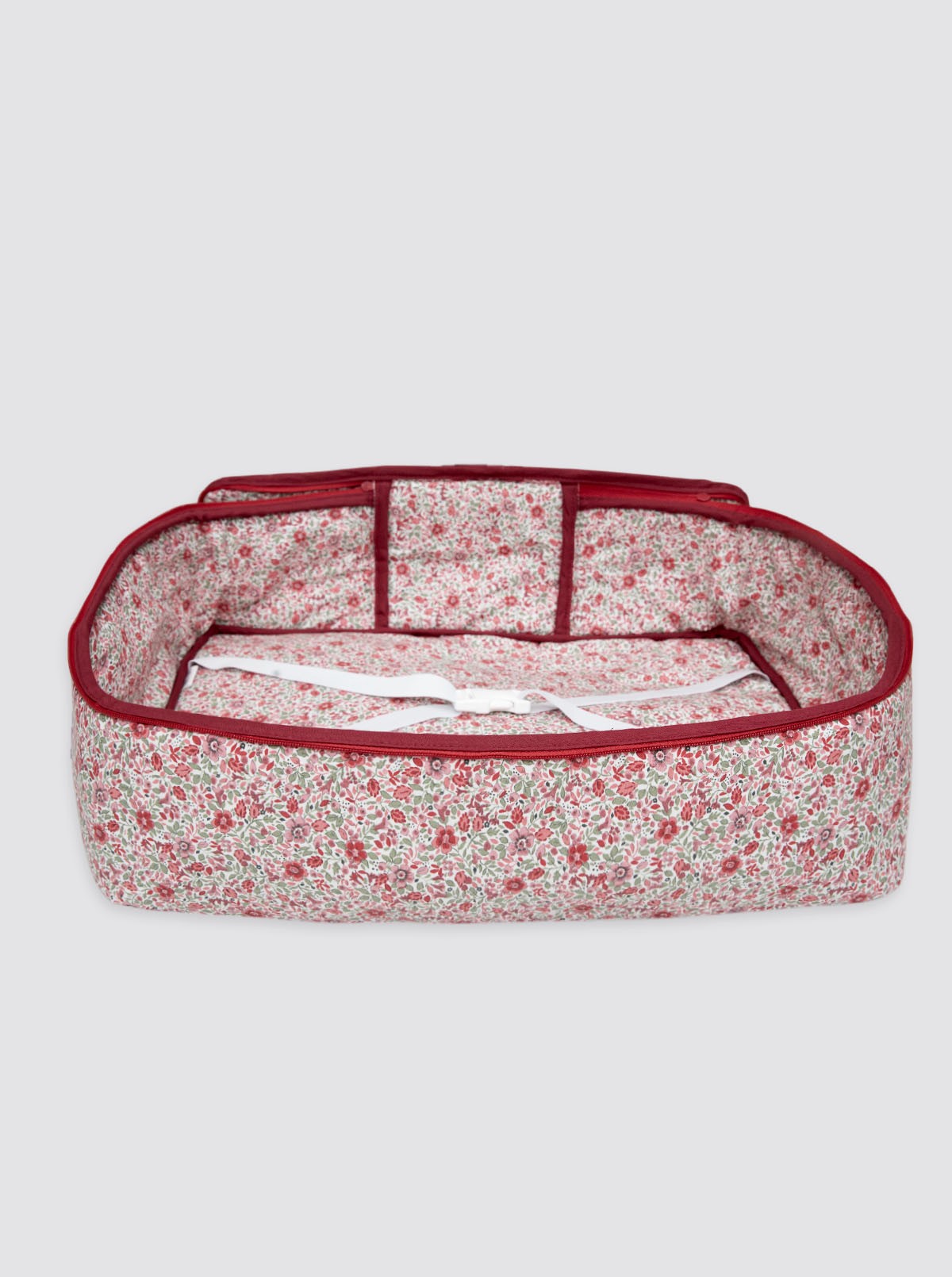 Sac de maternité Bibi à fleurs rouges