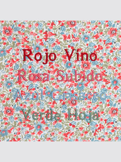 Small Toiletry Bag with Nice Red Flowers 