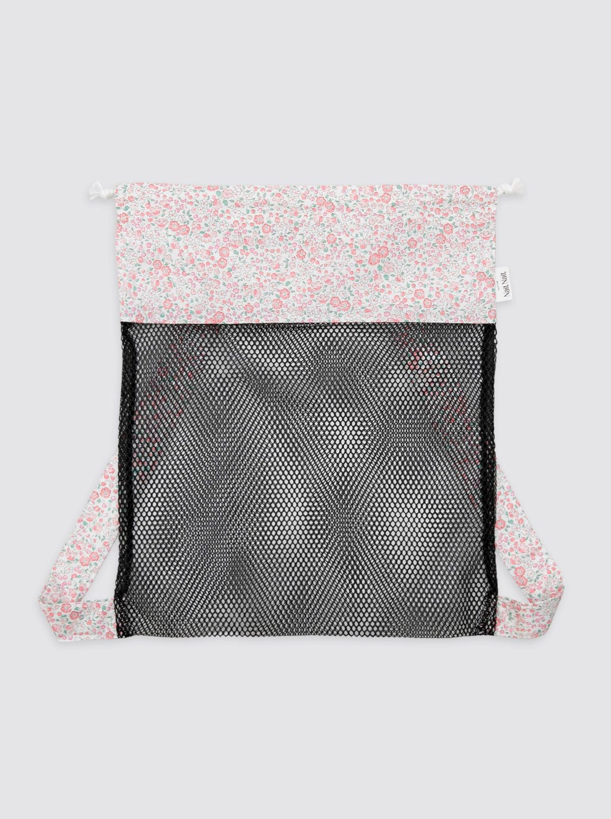 Catalina Pink Floral Mesh Backpack