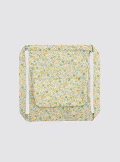 Floral Fabric Backpack, Nice Yellow