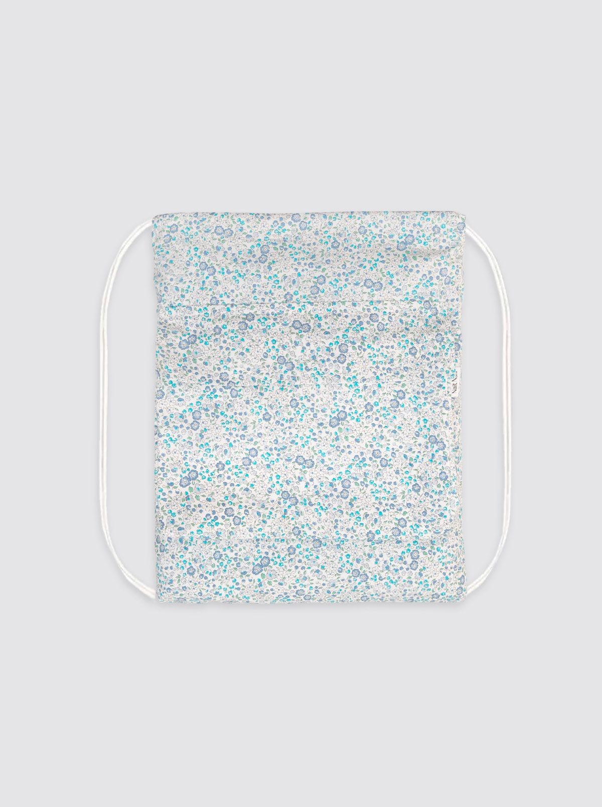 Beach Roll Bag Flowers Catalina Celeste 