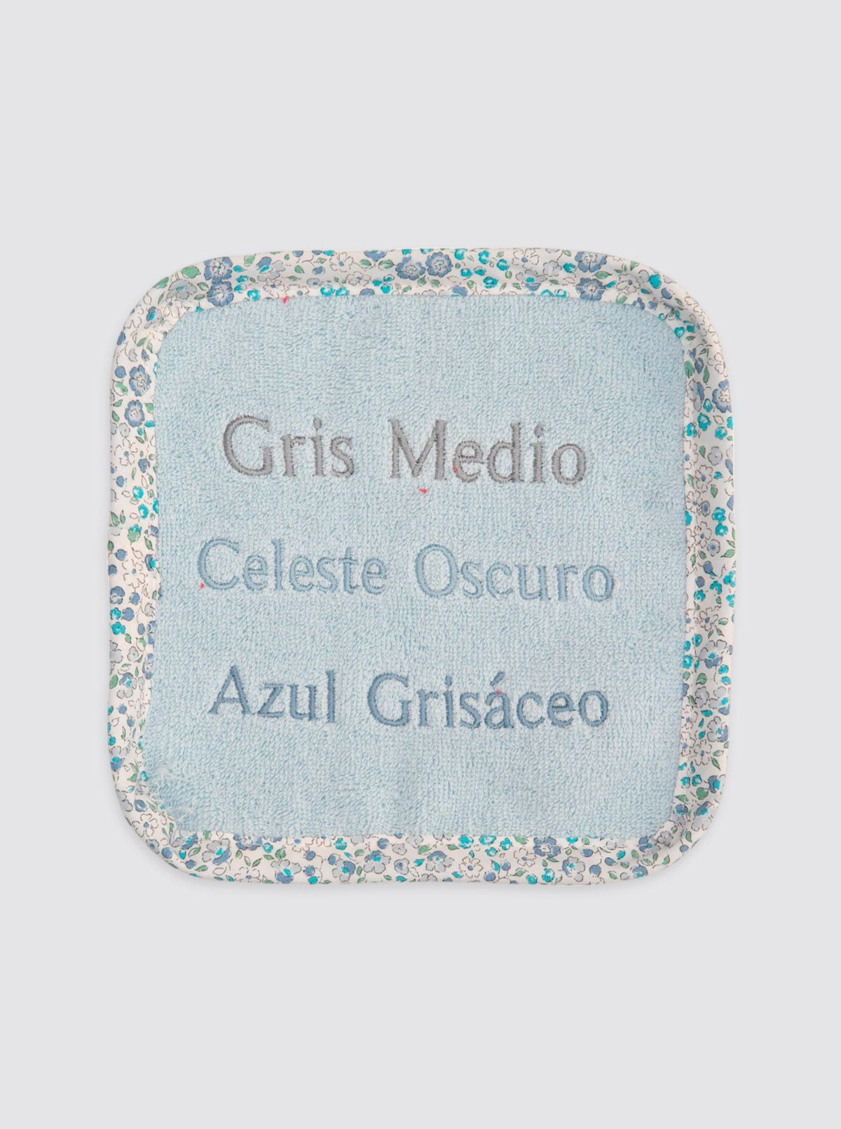 Poncho Playa Flores Catalina Celeste