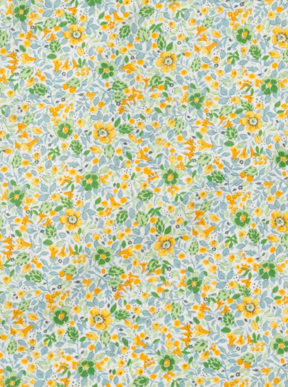 Joli peigne à fleurs jaunes