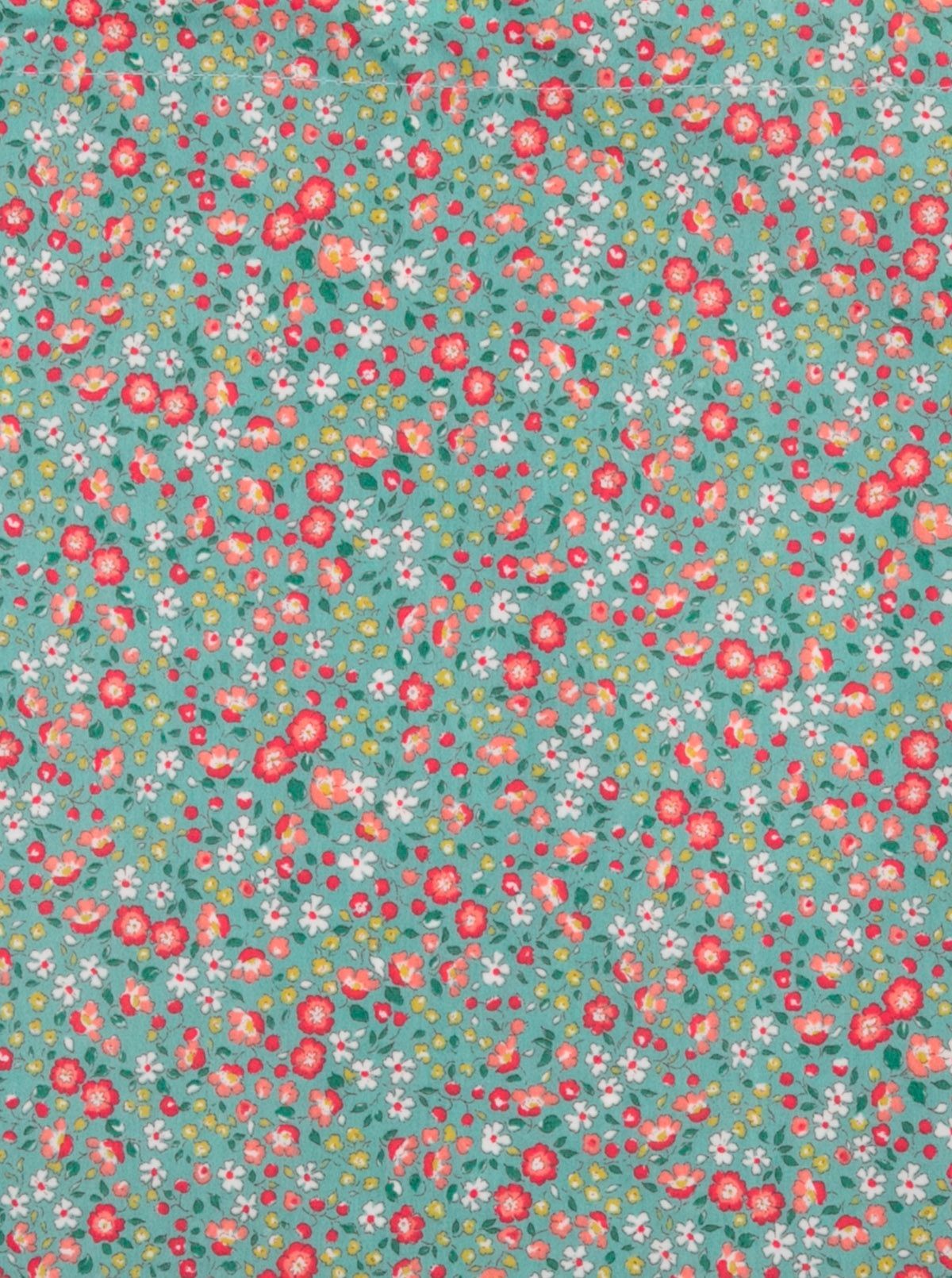 Beach Roll Bag Flowers Palermo Green 