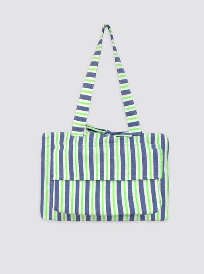 Playa Roll Maxi Fluorescent Green Stripes