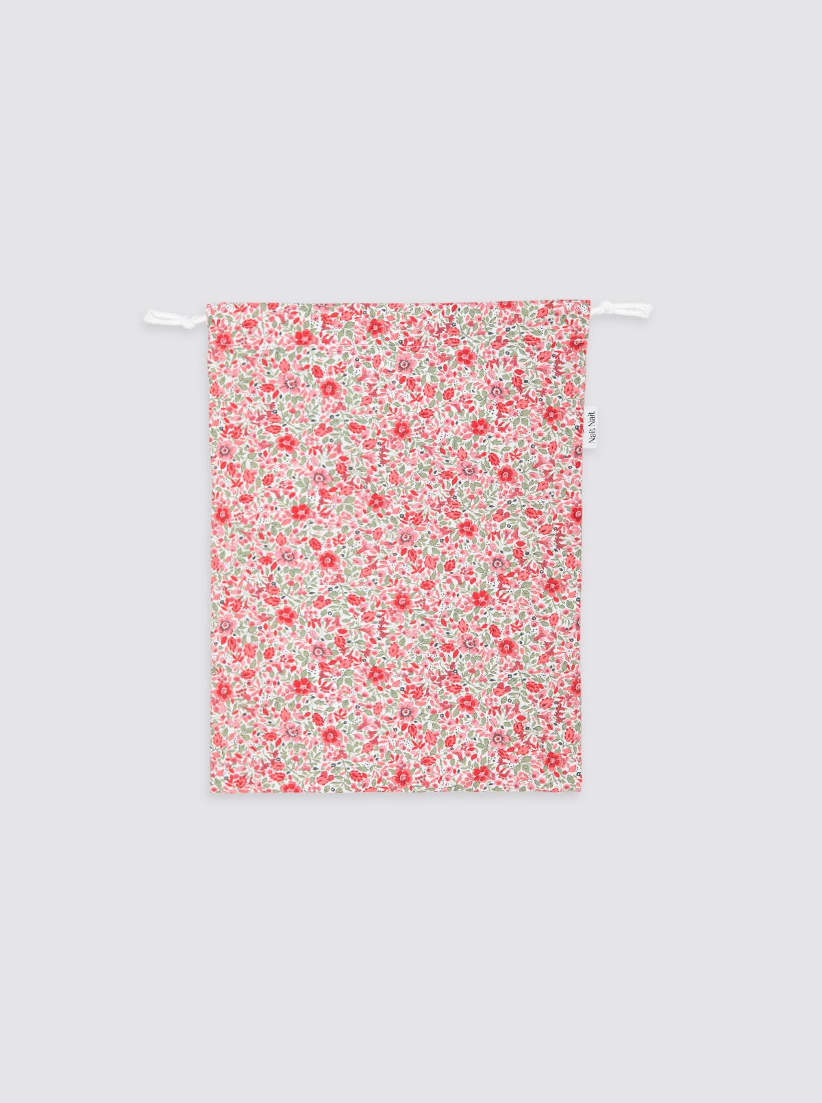 Petit sac à main rouge Bibi à fleurs