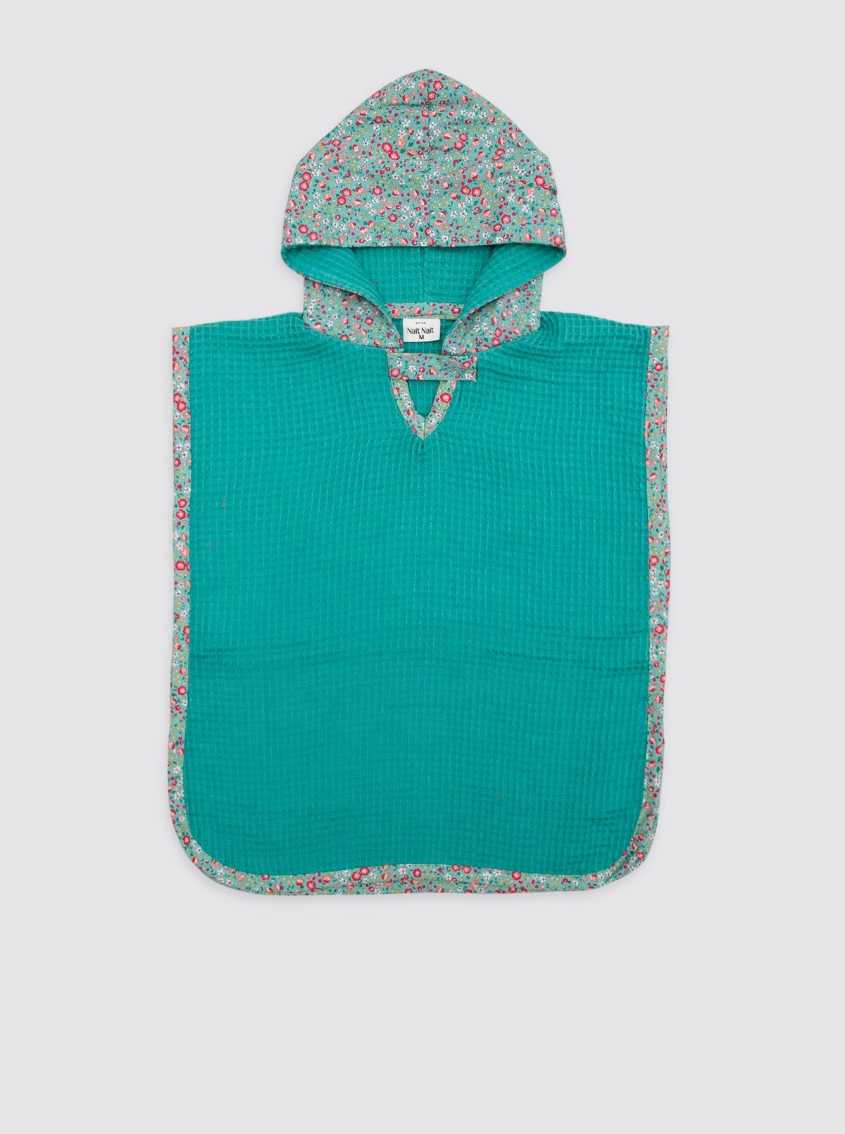 Poncho Playa Flores Palerme Vert