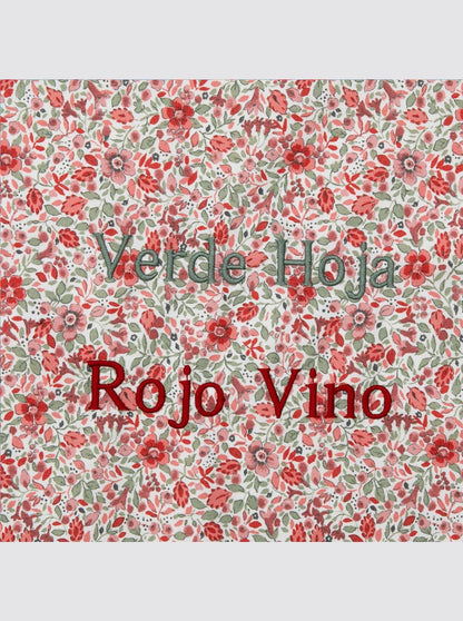 Funda para hamaca Babybjörn con Saco Flor Bibi Roja
