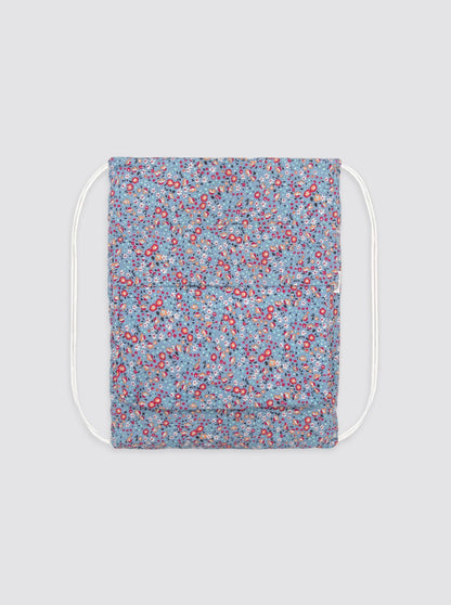 Beach Roll Bag Flowers Palermo Blue 