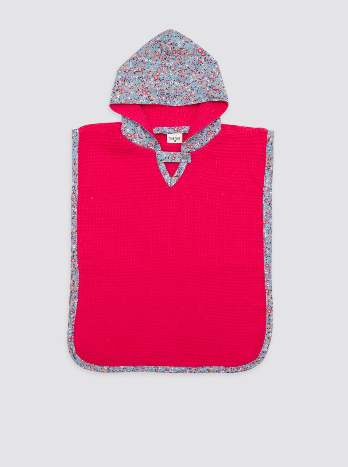 Poncho Playa Flores Palerme Bleu