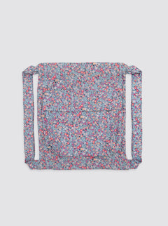 Mochila Tela Flores Palermo Azul