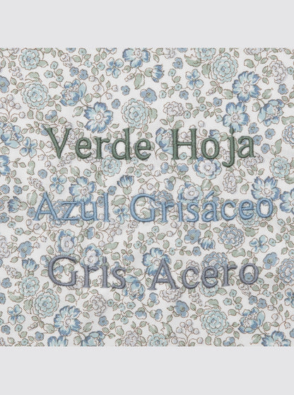 Neceser Pequeño Flores Nina Azul