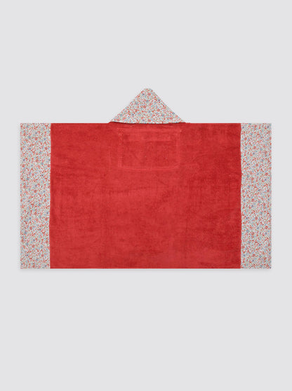 Rouleau de plage Mini fleurs jolies rouges 