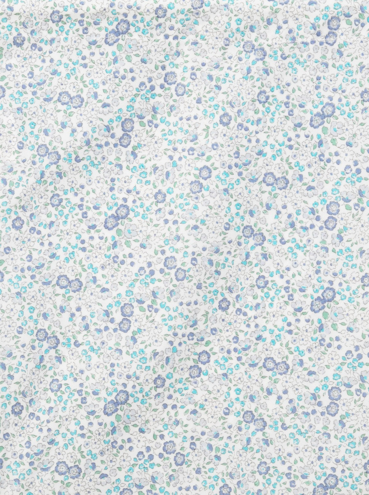 Catalina Light Blue Floral Fabric Backpack