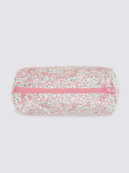 Small Toiletry Bag with Catalina Pink Flowers