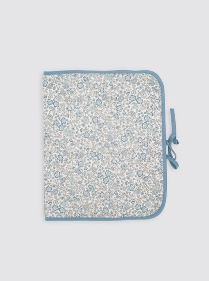 Blue Floral Clothes Organizer Bag for Girls
