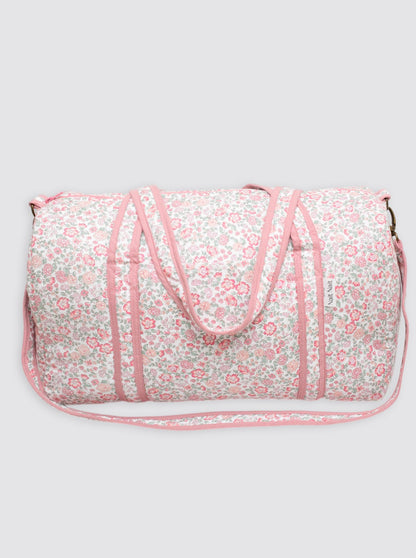 Pink Nina Flowers Travel Bag 