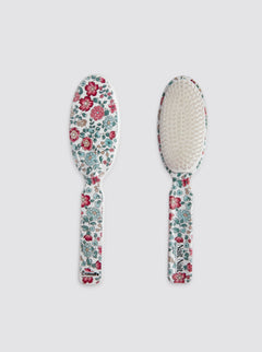 Brosse pour bébé 0-8 mois Fleurs Nina Bourgogne