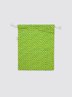 Petit sac jaune à motifs animaux