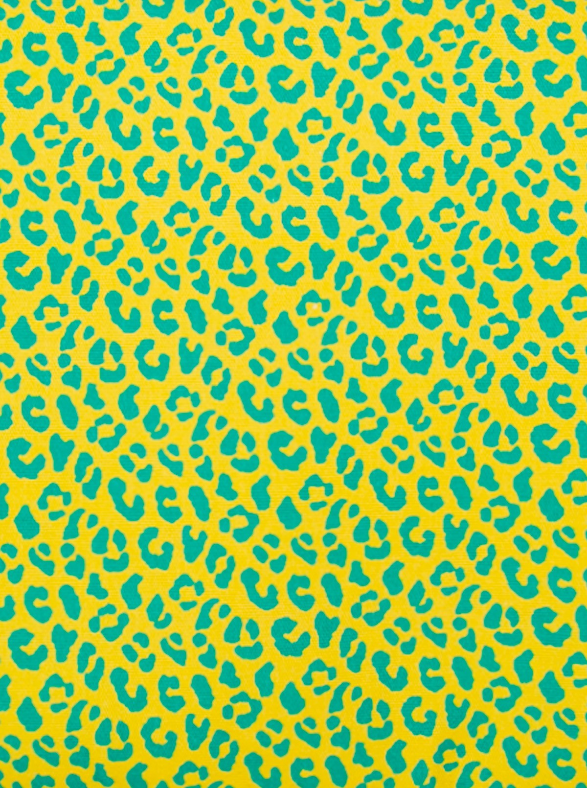 Extra Large Yellow Animal Print Beach Bag