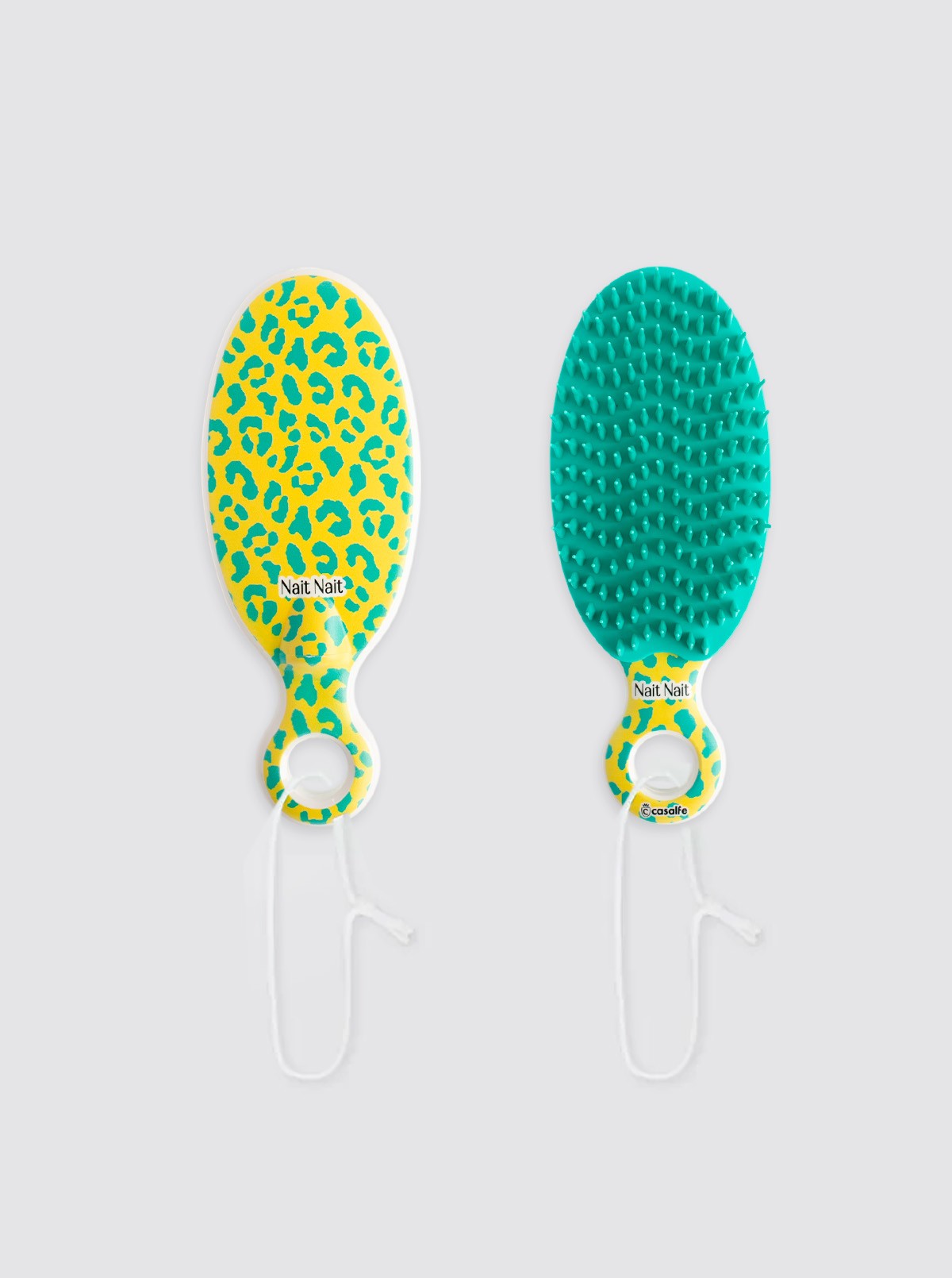 Yellow Animal Print Squeeze Brush