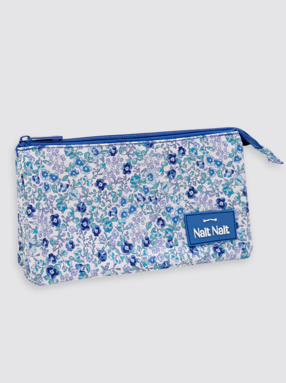Estuche Portalápices Flor Lola Azul
