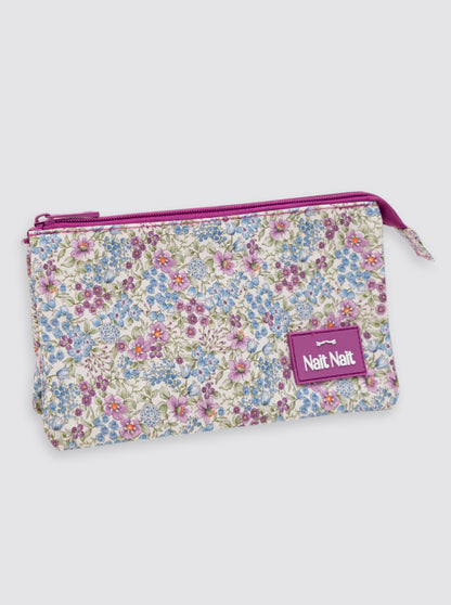 Lilac Floral Pencil Case