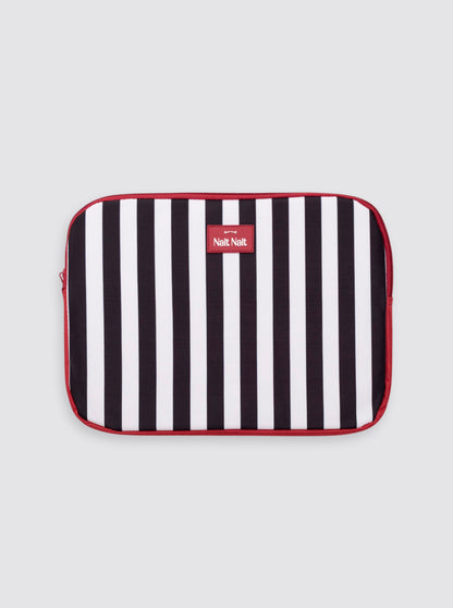15.5" Black Striped Laptop Sleeve