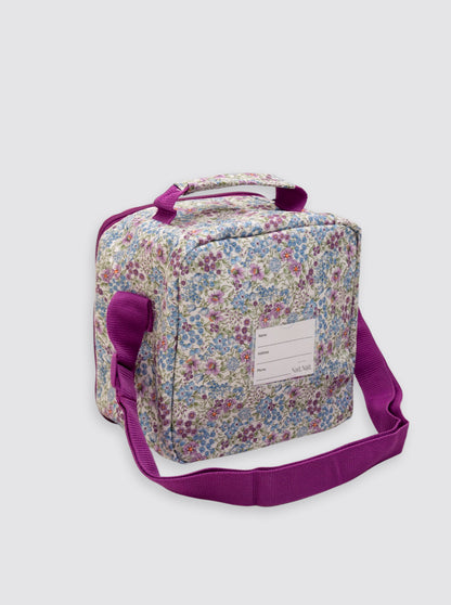 Lilac Floral Square Thermal Bag