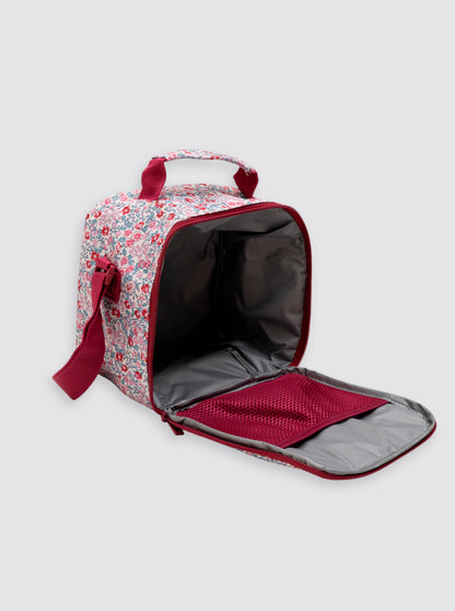 Lola Pink Flower Square Cooler Bag