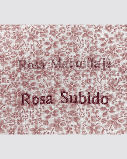 Lightweight Washcloth with Pink Flowers 
