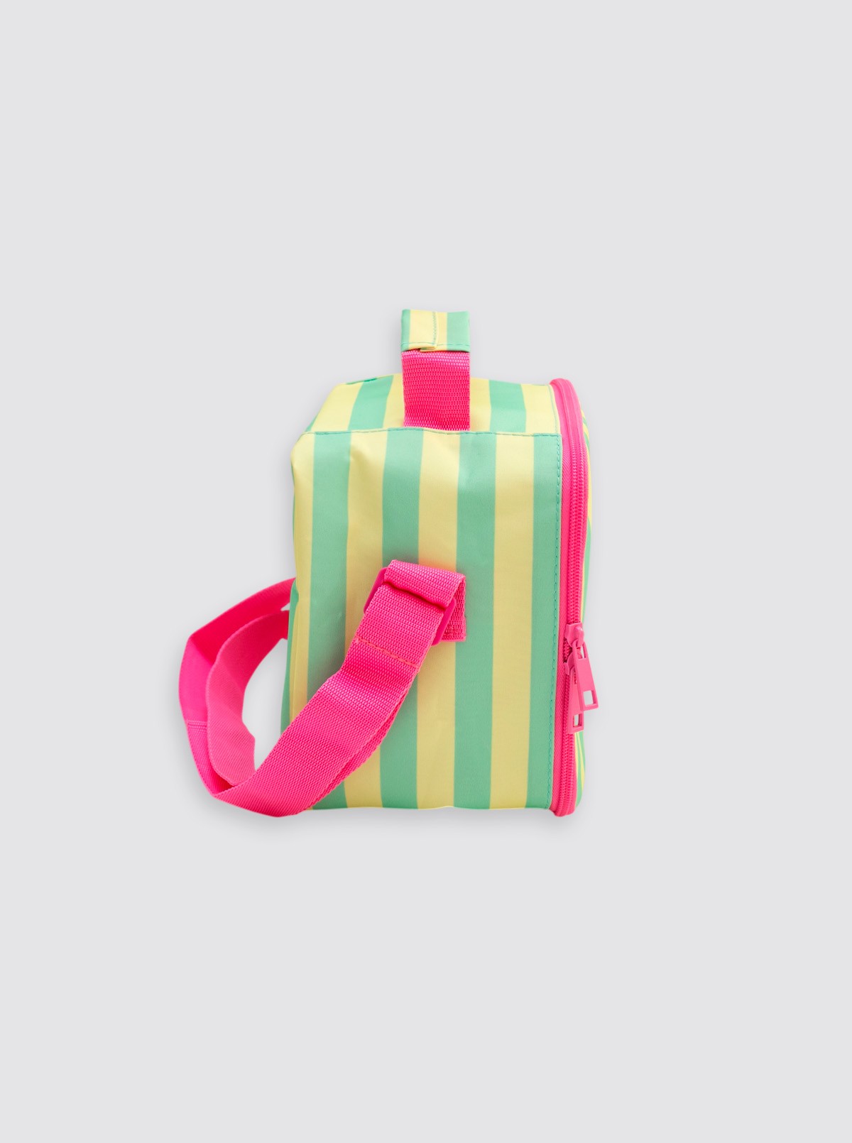 Bolsa Térmica Cuadrada Rayas Amarillas