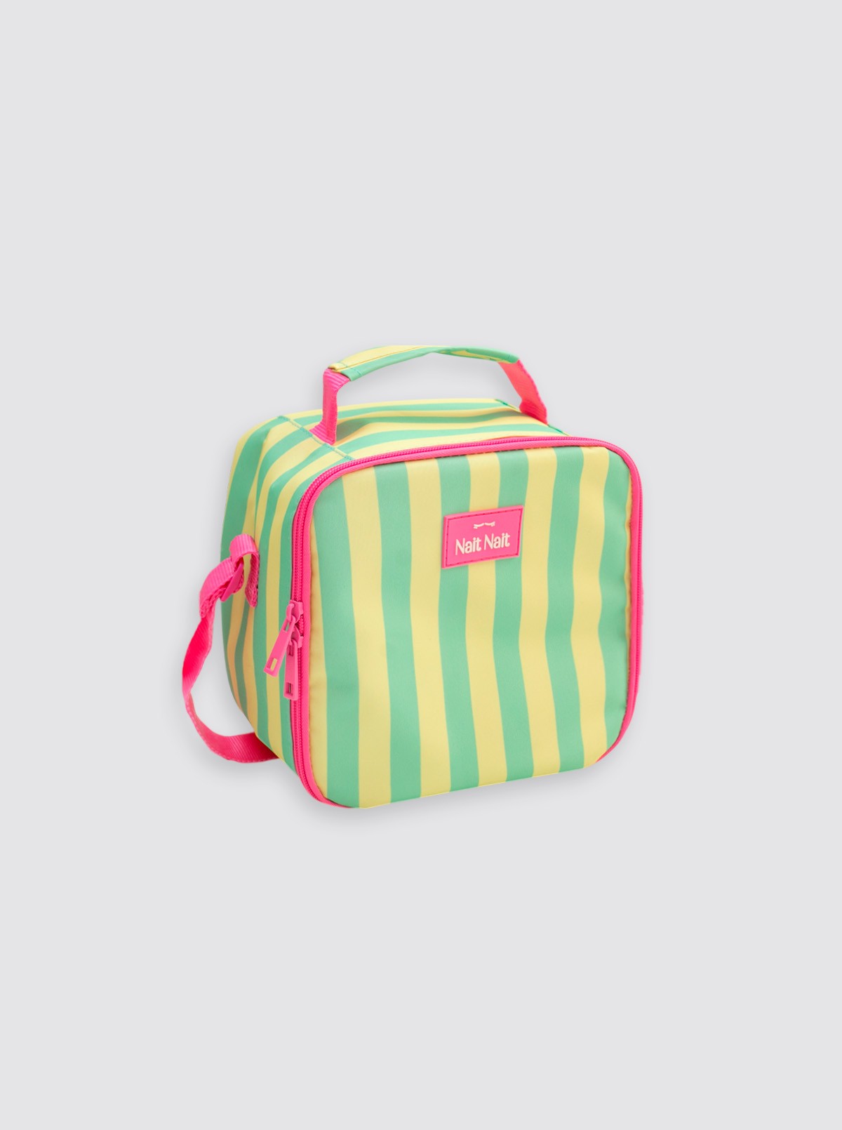 Bolsa Térmica Cuadrada Rayas Amarillas