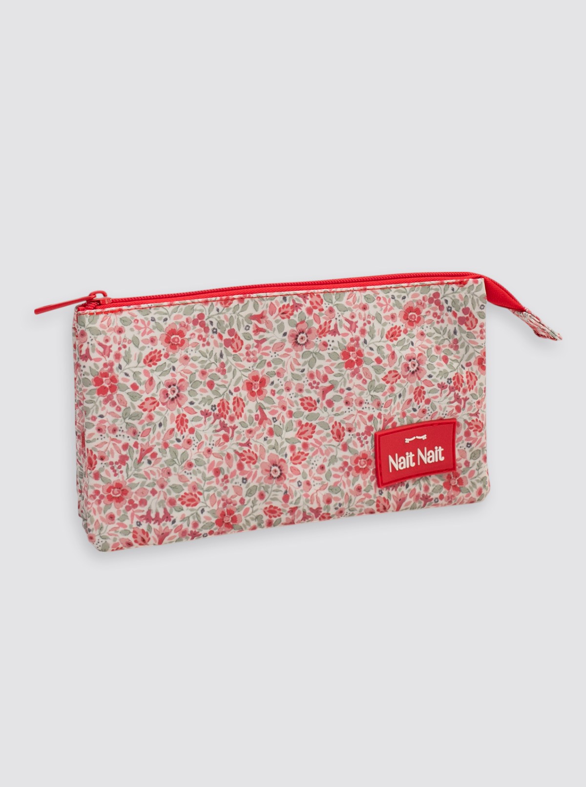 Estuche Portalápices Flor Bibi Roja