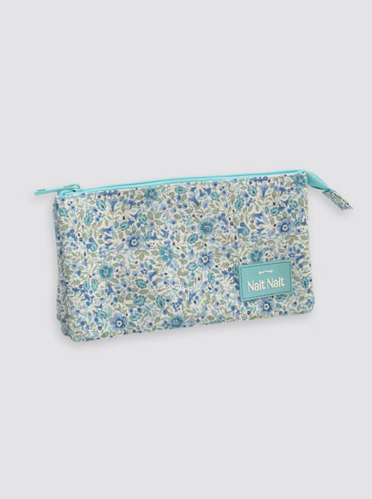 Estuche Portalápices Flor Bibi Azul