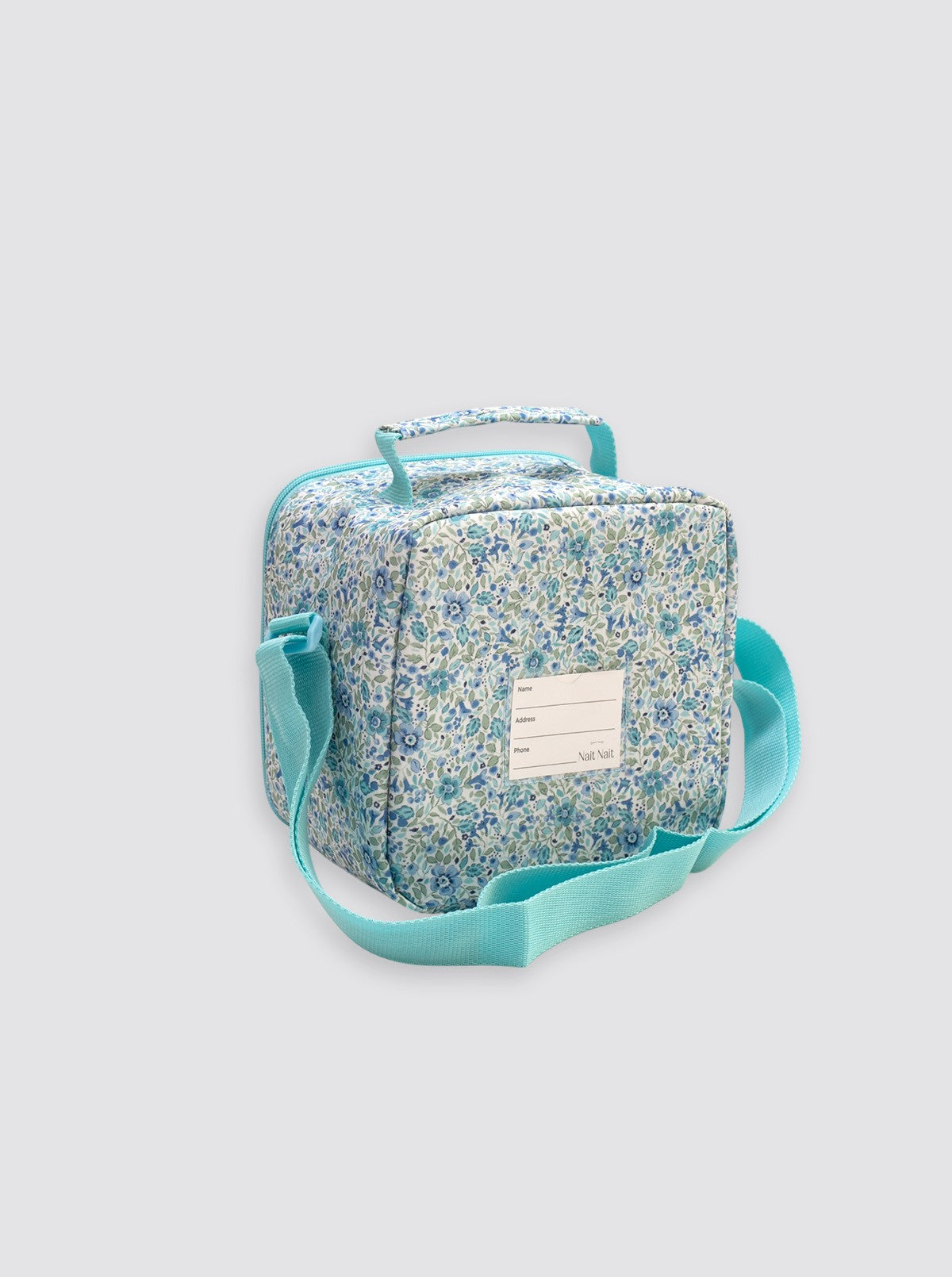 Bolsa Térmica Cuadrada Flor Bibi Azul