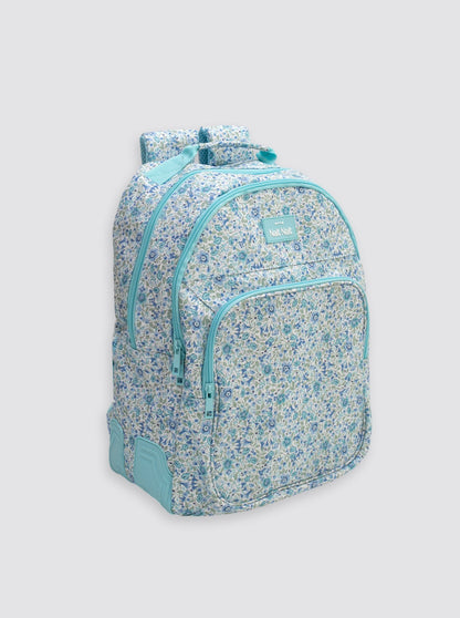 Large Blue Bibi Flower Backpack