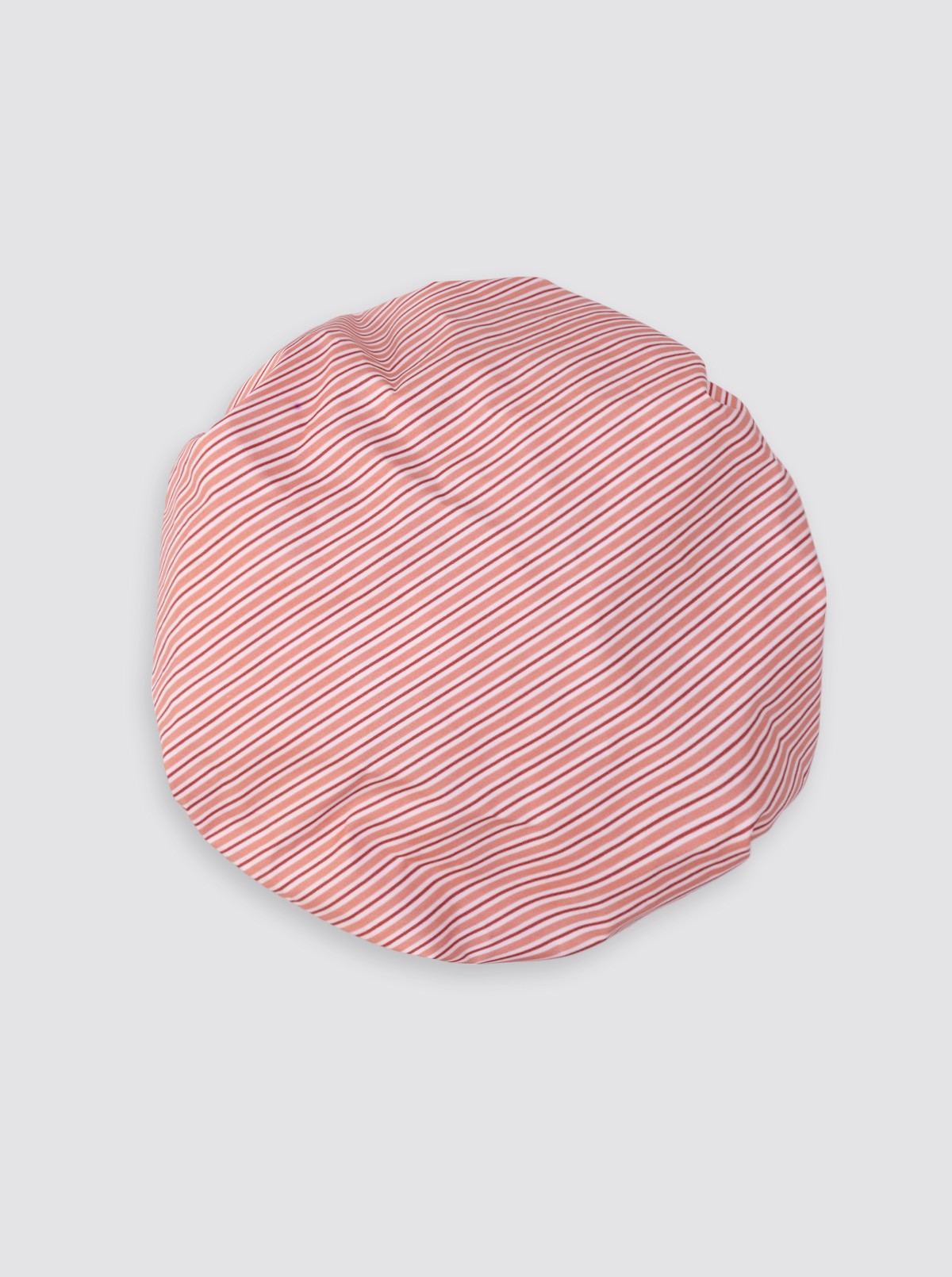 Gorro de Ducha Doble Raya Rosa