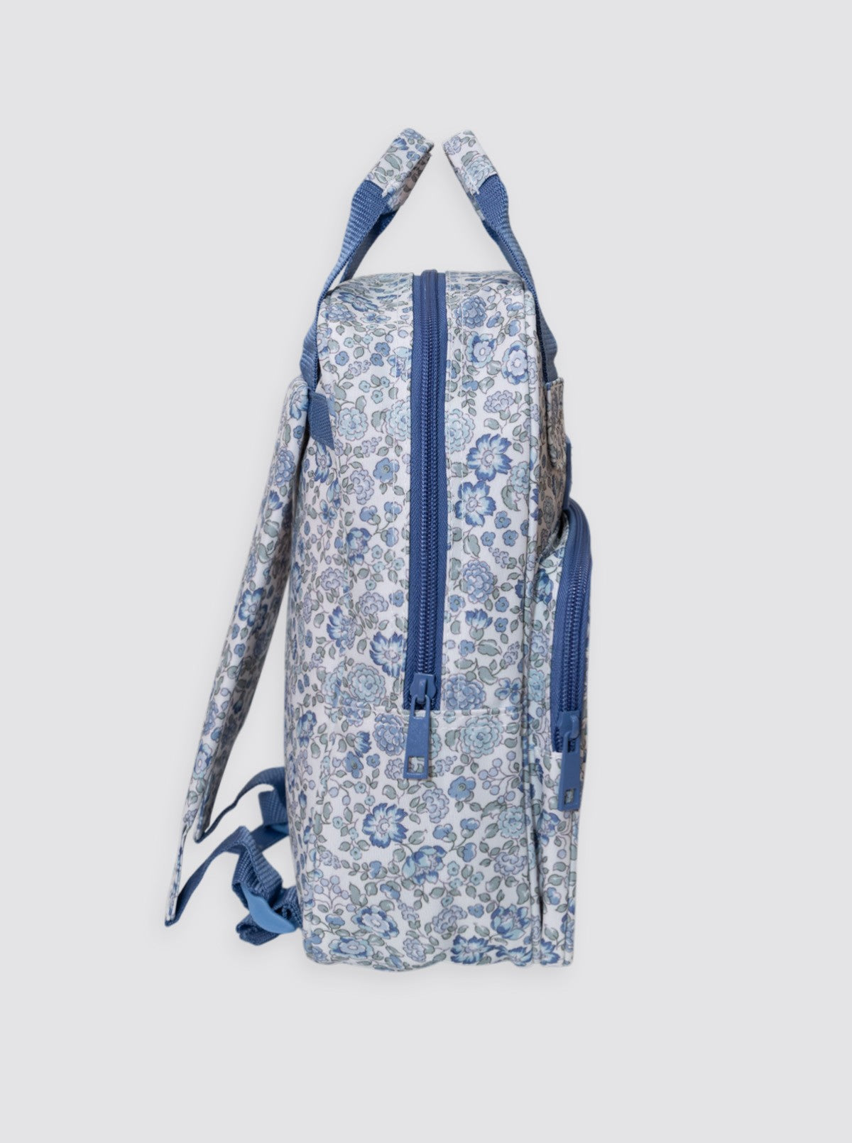 Mochila Infantil Flores Nina Azul
