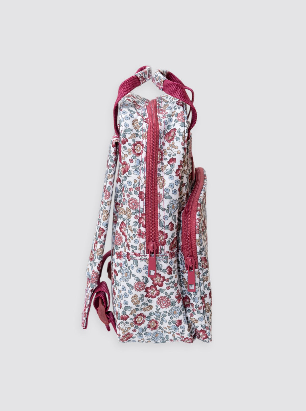 Mochila Infantil Flores Nina Burdeos