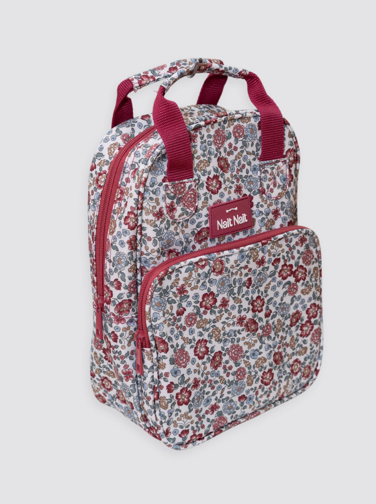 Mochila Infantil Flores Nina Burdeos