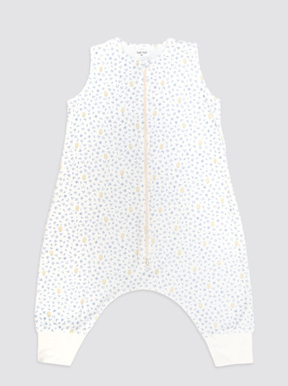 Bubble Sparrow Blue Leaves Pajamas