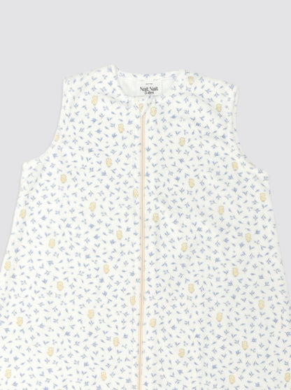 Bubble Sparrow Blue Leaves Pajamas